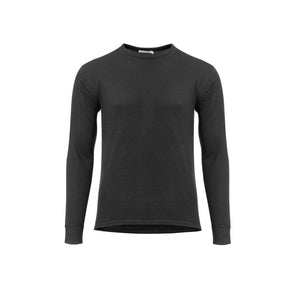 Aclima - Wollfrottee, 220 g, Herren-Rundhalsausschnitt // Schwarz-Pullover - Herren-Aclima-GearFreak.de-1