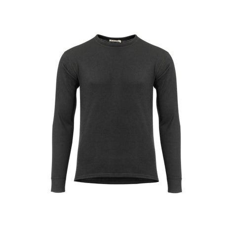 Aclima - Wollfrottee, 220 g, Herren-Rundhalsausschnitt // Schwarz-Pullover - Herren-Aclima-GearFreak.de-1