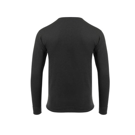 Aclima - Wollfrottee, 220 g, Herren-Rundhalsausschnitt // Schwarz-Pullover - Herren-Aclima-GearFreak.de-2