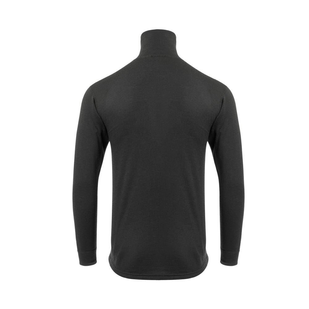 Aclima - WoolTerry 220g Herrenpolo // Schwarz-Pullover - Herren-Aclima-GearFreak.de-2