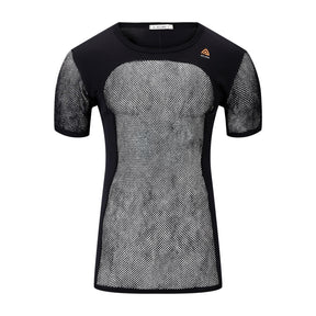 Aclima - Woolnet 120g Herren T-Shirt // Schwarz-Unterwäsche - Herren-Aclima-GearFreak.de-1