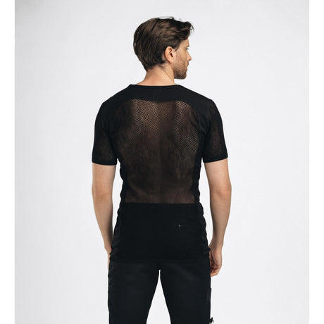 Aclima - Woolnet 120g Herren T-Shirt // Schwarz-Unterwäsche - Herren-Aclima-GearFreak.de-6