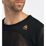 Aclima - Woolnet 120g Herren T-Shirt // Schwarz-Unterwäsche - Herren-Aclima-GearFreak.de-7