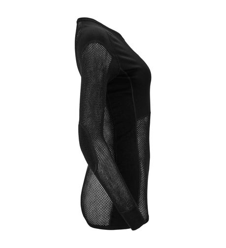 Aclima - Woolnet 120g Rundhalsausschnitt Frau // Schwarz-Unterwäsche - Damen-Aclima-GearFreak.de-2