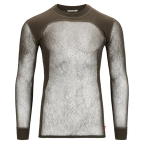 Aclima - Woolnet Original Crewneck M Oliv // Asphalt-Unterwäsche - Herren-Aclima-GearFreak.de-1