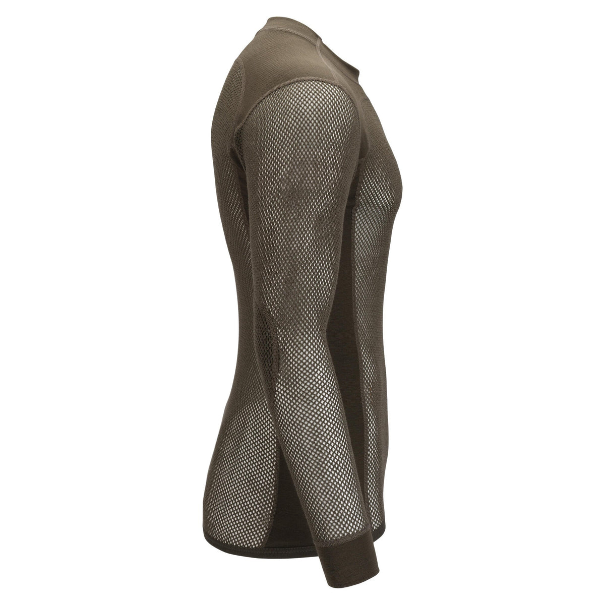 Aclima - Woolnet Original Crewneck M Oliv // Asphalt-Unterwäsche - Herren-Aclima-GearFreak.de-3