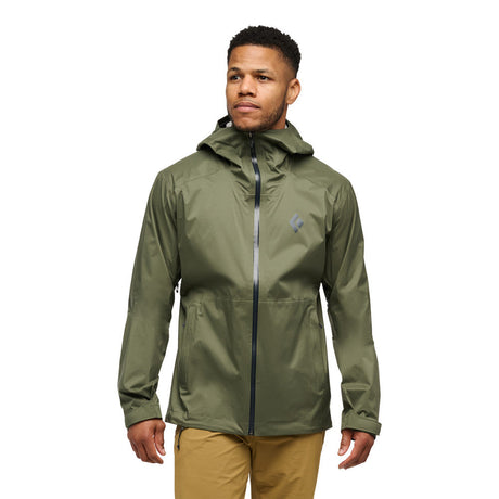 Black Diamond - FINELINE STRETCH Regnjakke // Tundra-Regenbekleidung - Herren-Black Diamond-GearFreak.de-2