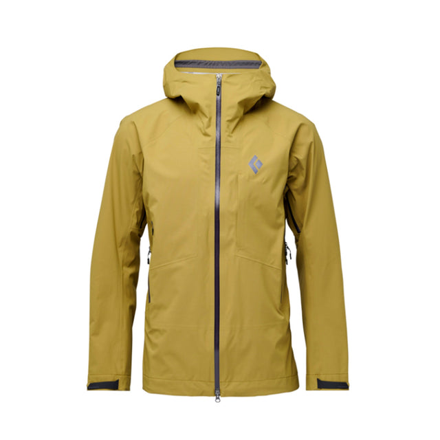 Black Diamond - HIGHLINE STRETCH Regnjakke // Flax-Regntøj - Herre-Black Diamond-GearFreak.de-1