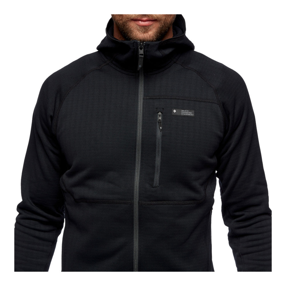 Black Diamond - Herren Factor Hoody // Schwarz-Pullover - Herren-Black Diamond-GearFreak.de-2
