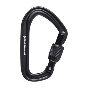Black Diamond - Hotforge Screwgate Karabiner // Schwarz-Kletterausrüstung-Black Diamond-GearFreak.de-1