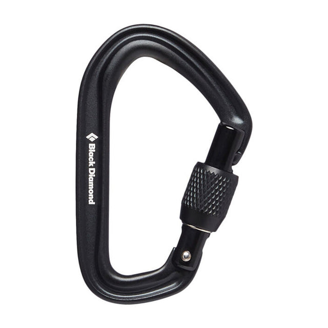 Black Diamond - Hotforge Screwgate Karabiner // Schwarz-Kletterausrüstung-Black Diamond-GearFreak.de-1