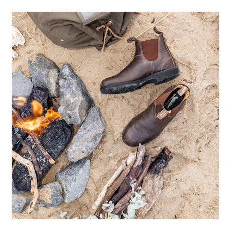 Blundstone - 550 Chelsea-Lederstiefel // Braun-Wanderstiefel - Herren-Blundstone-GearFreak.de-3
