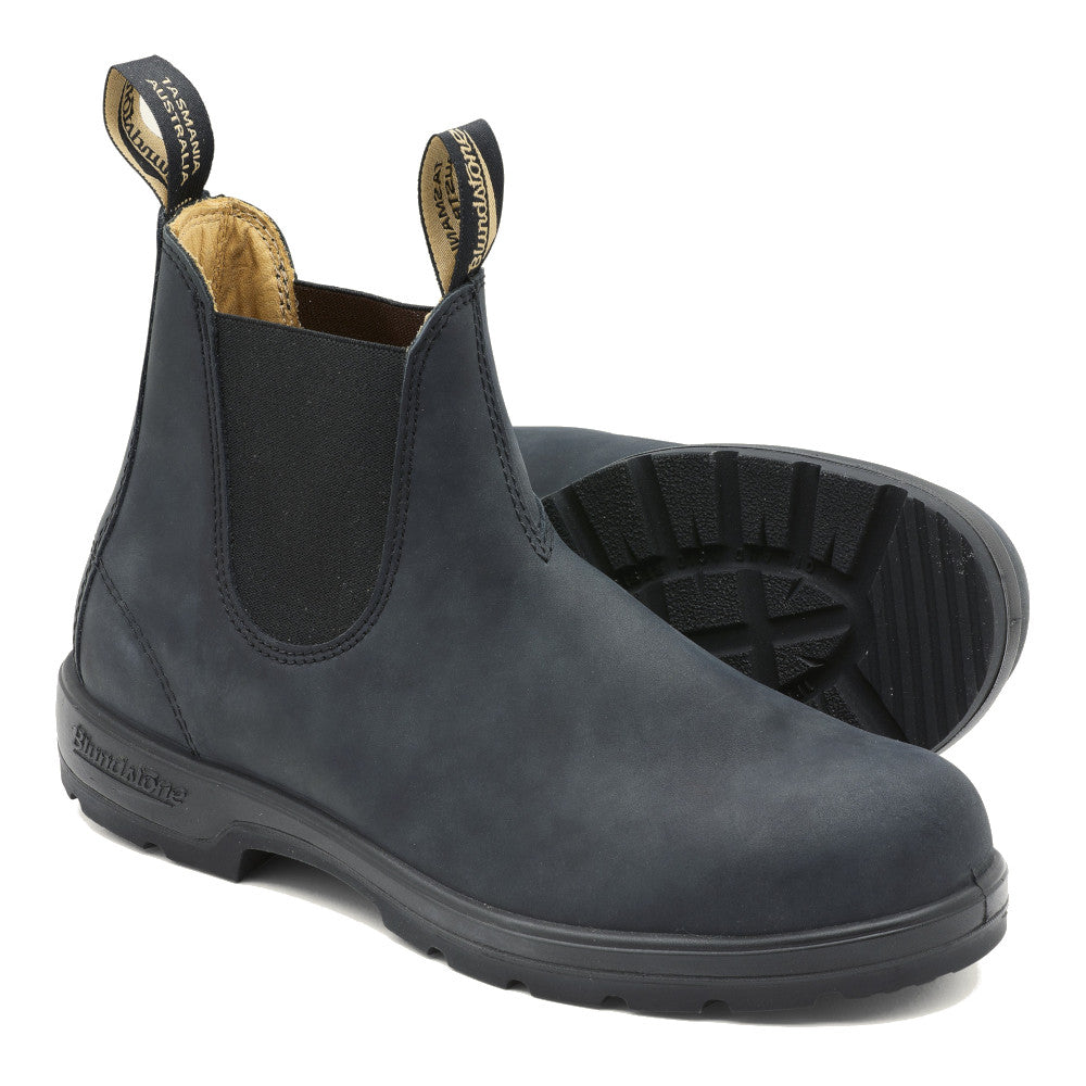 Blundstone - 587 Klassische rustikale Chelsea-Stiefel // Schwarz-Wanderstiefel - Herren-Blundstone-GearFreak.de-3