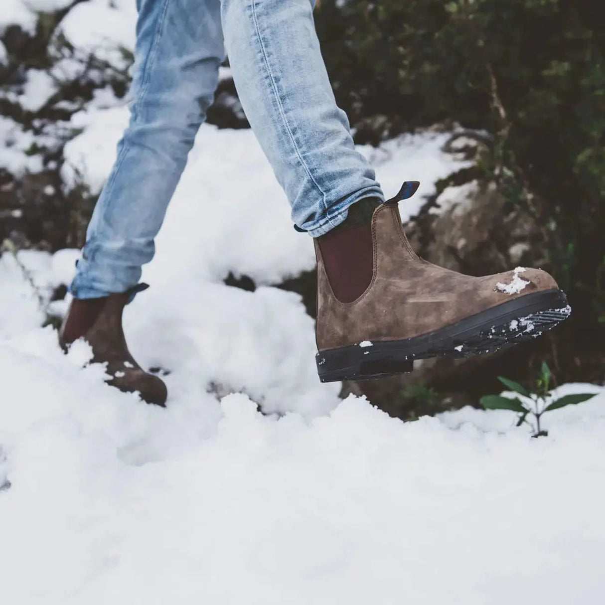 Blundstone – Chelsea-Stiefel #584 Winterstiefel // Rustic Braun-Vandrestøvler - Herre-Blundstone-GearFreak.de-5