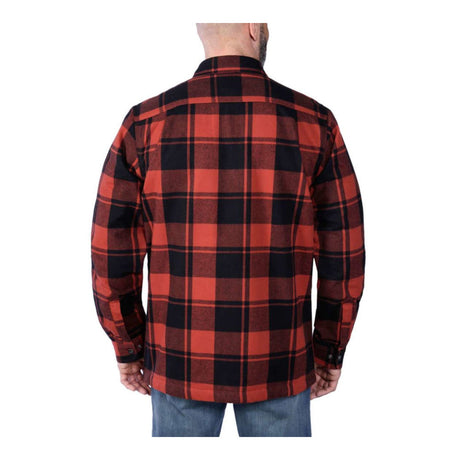 Carhartt - Flanellhemd mit Sherpa- Hemd // Roter Ocker-Outdoor-Shirts - Herren-Carhartt-GearFreak.de-2