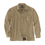 Carhartt - Hemd mit Fleecefutter und Druckknopfleiste vorne // Schwarz-Outdoor-Shirts - Herren-Carhartt-GearFreak.de-2