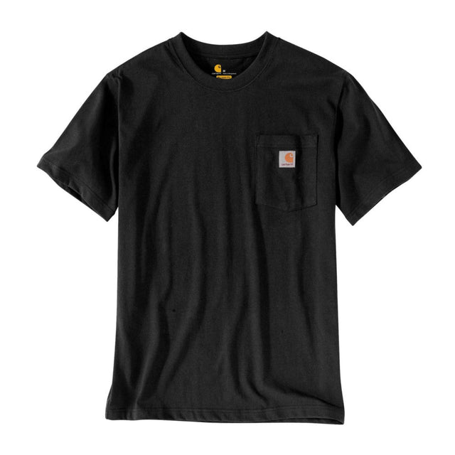 Carhartt - K87 Herren T-Shirt // Schwarz-Outdoor-T-Shirts - Herren-Carhartt-GearFreak.de-1