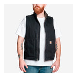 Carhartt - Weste mit Rollkragen und gewaschenem Entenfutter // Schwarz-Jacke - Herren-Carhartt-GearFreak.de-7