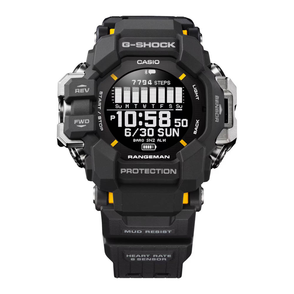 Casio - G-Shock Rangeman GPR-H1000-1 // Schwarz-Outdoor Uhren-Casio-GearFreak.de-1
