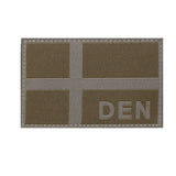 ClawGear - Dänemark Flagge Patch // Olivgrün-Aufnäher Patches-ClawGear-GearFreak.de-1