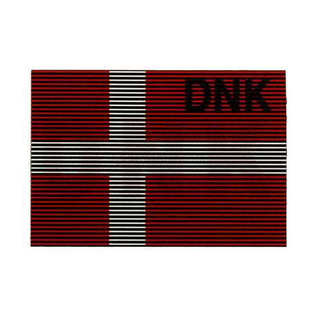 ClawGear - Dual IR Dänische Flagge Patch // Rot / Weiß-Aufnäher Patches-ClawGear-GearFreak.de-1