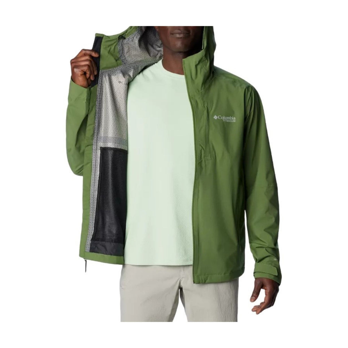 Columbia - Ampli-Dry II WP M Jacke // Grün-Jacke - Herren-Columbia-GearFreak.de-4
