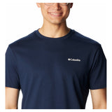 Columbia - Herren-T-Shirt mit Basic-Logo // Navy-Outdoor-T-Shirts - Herren-Columbia-GearFreak.de-2