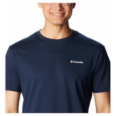 Columbia - Herren-T-Shirt mit Basic-Logo // Navy-Outdoor-T-Shirts - Herren-Columbia-GearFreak.de-2