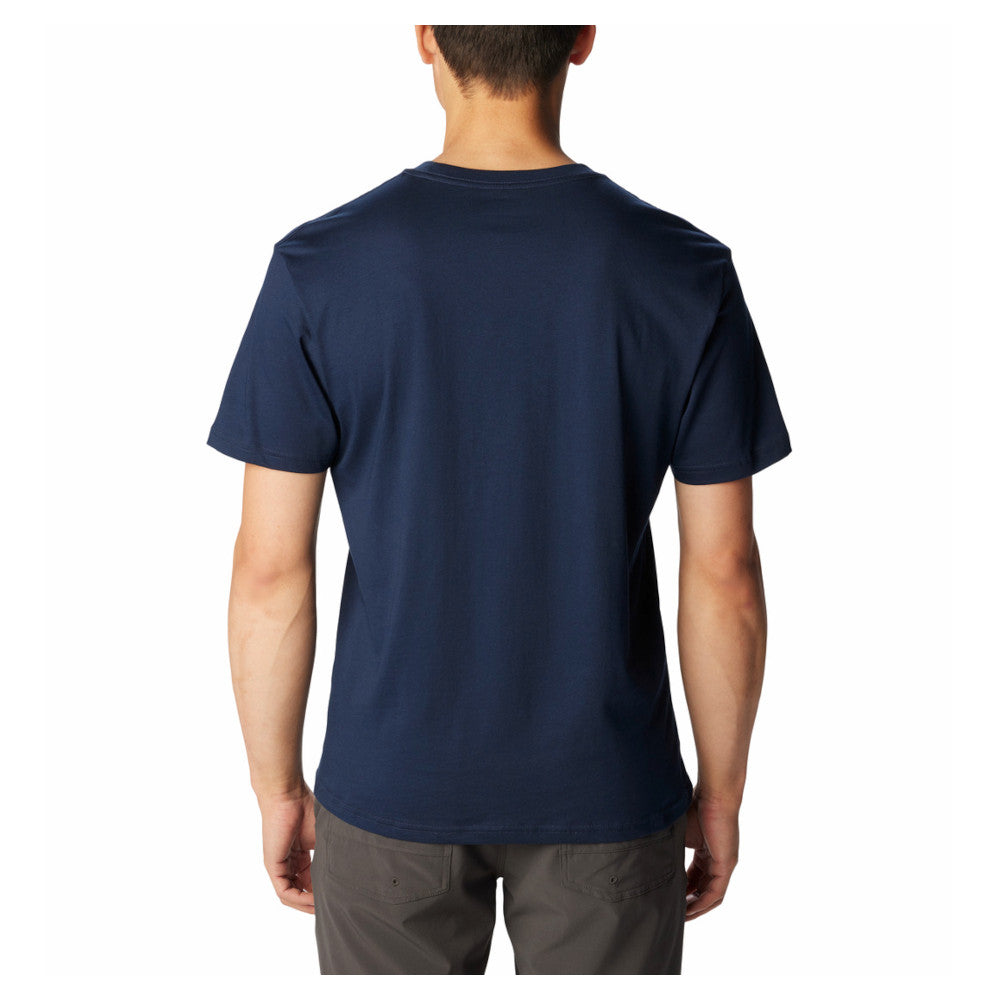 Columbia - Herren-T-Shirt mit Basic-Logo // Navy-Outdoor-T-Shirts - Herren-Columbia-GearFreak.de-3