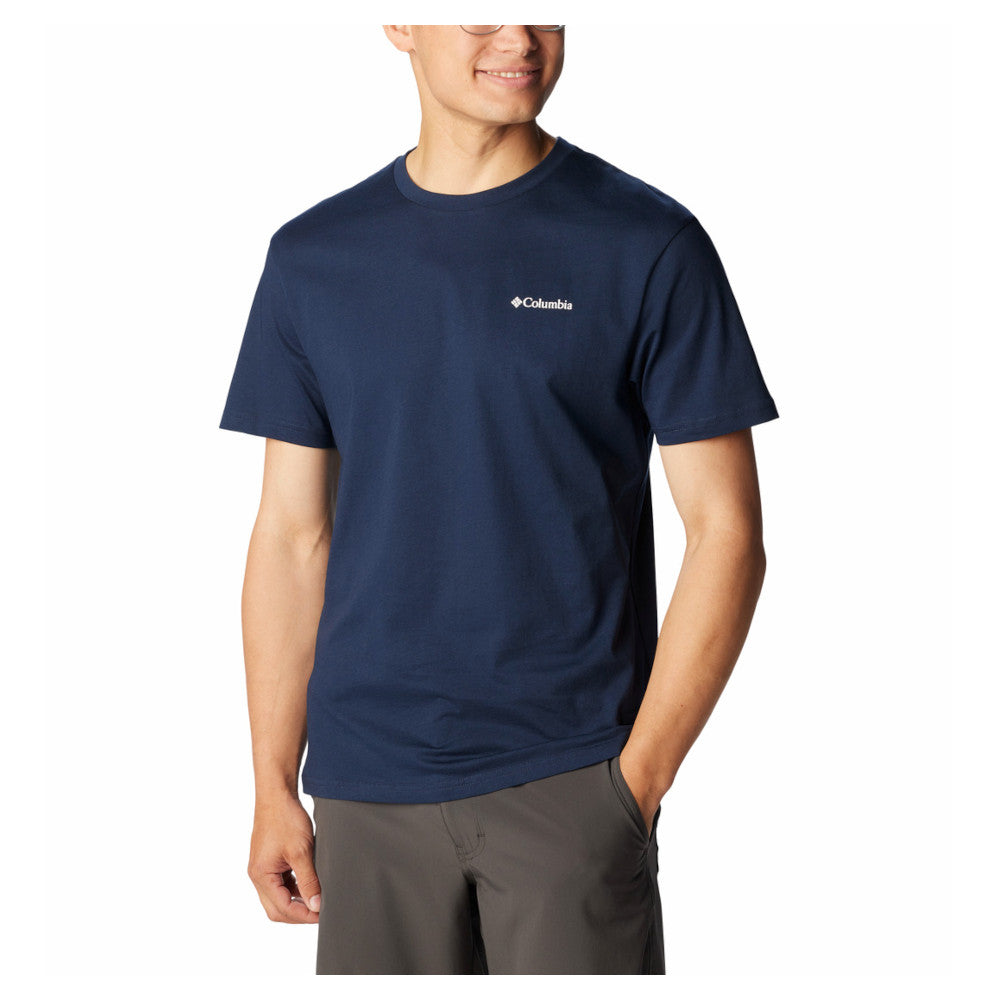 Columbia - Herren-T-Shirt mit Basic-Logo // Navy-Outdoor-T-Shirts - Herren-Columbia-GearFreak.de-5