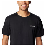 Columbia - Herren-T-Shirt mit Basic-Logo // Schwarz-Outdoor-T-Shirts - Herren-Columbia-GearFreak.de-2