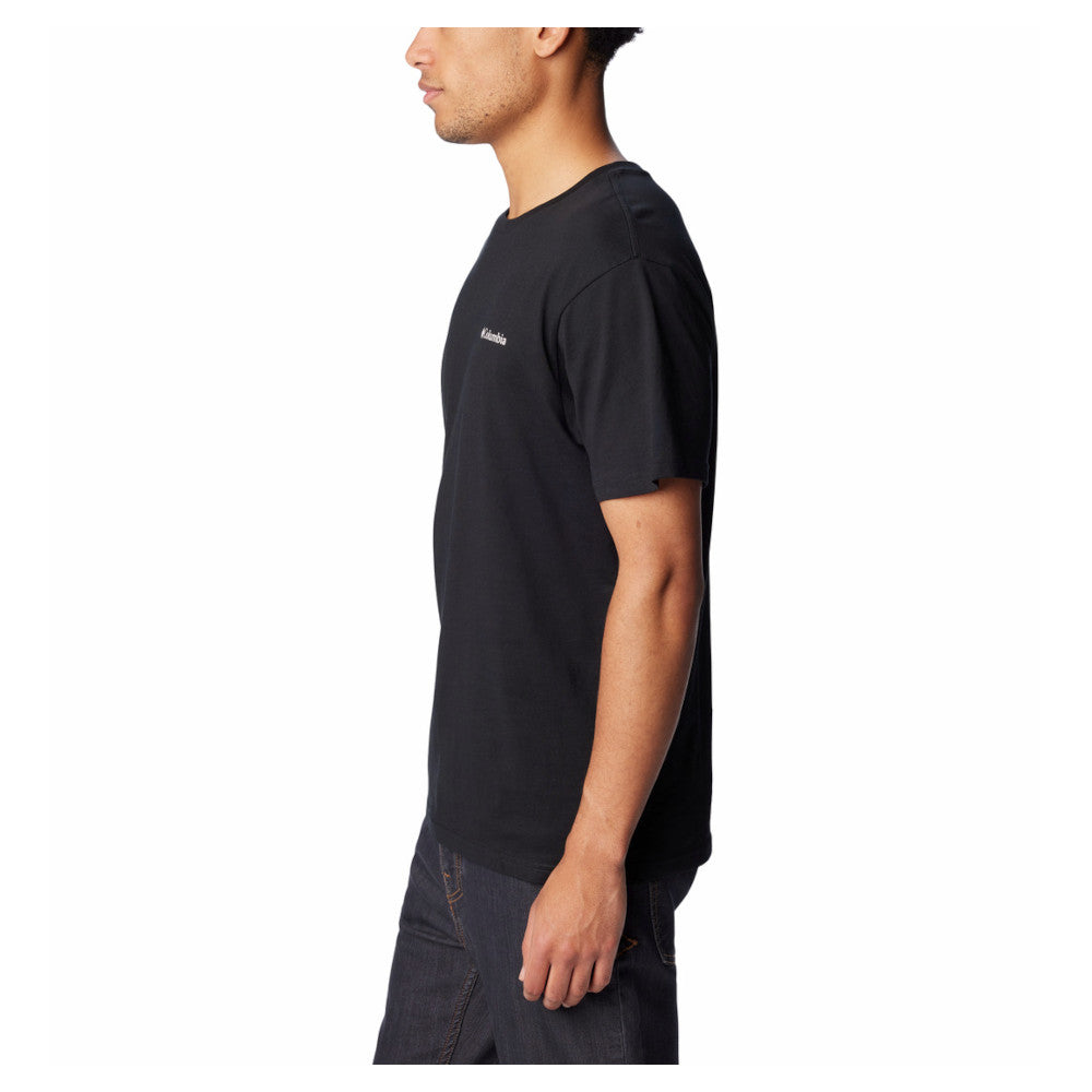 Columbia - Herren-T-Shirt mit Basic-Logo // Schwarz-Outdoor-T-Shirts - Herren-Columbia-GearFreak.de-4