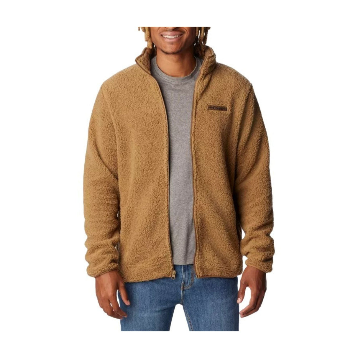 Columbia - Rugged Ridge III Sherpa Full Zip Khaki-Fleecejacken & Pullover - Herren-Columbia-GearFreak.de-3