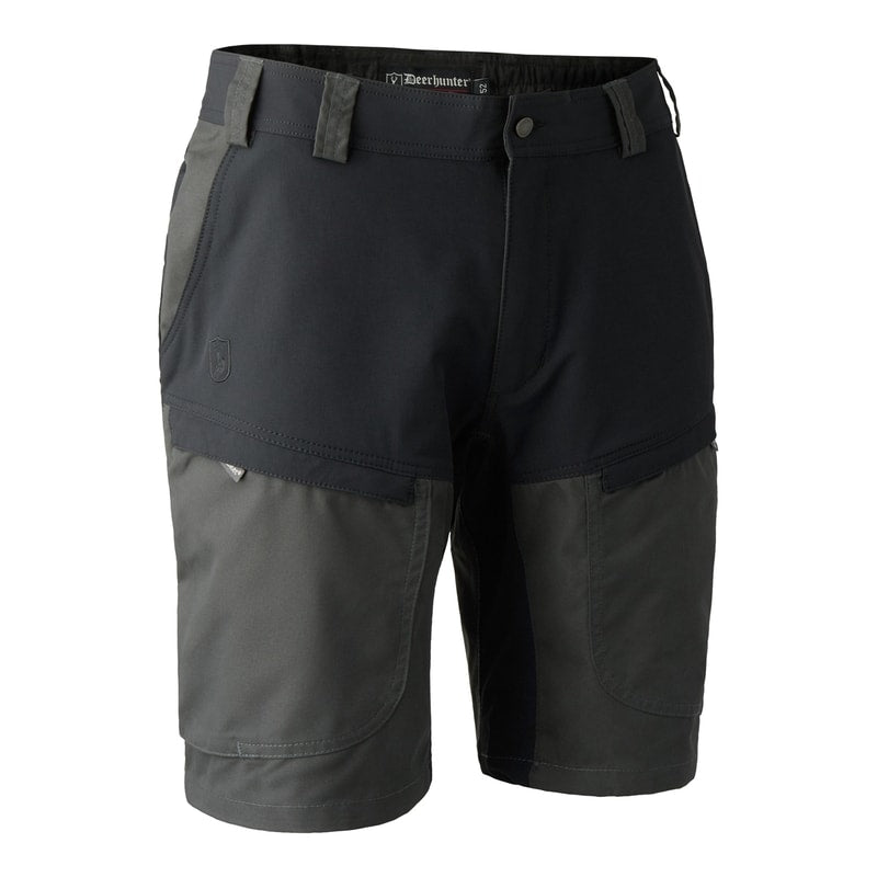 Deerhunter - Strike Shorts // Schwarz / Dunkles Olivgrün-Shorts - Herren-Deerhunter-GearFreak.de-1