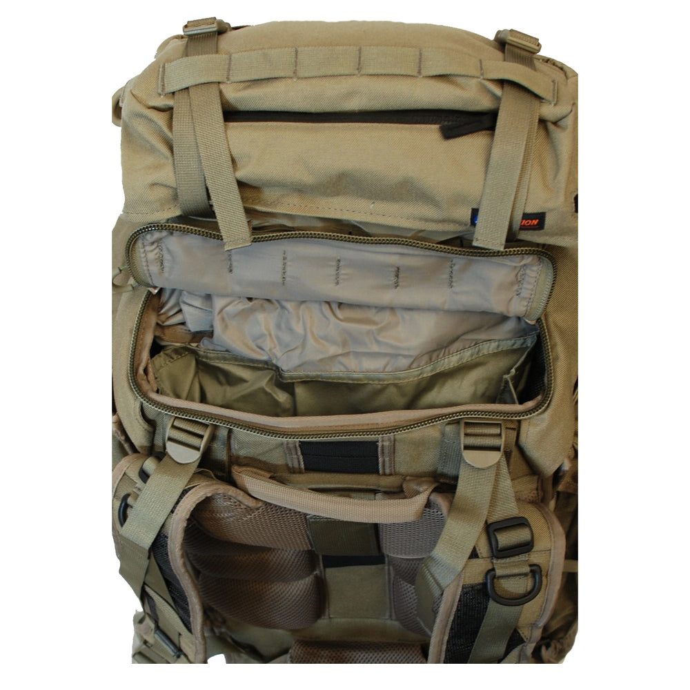 Eberlestock - F4 Terminator Rucksack (67L) // Dunkler Sand / Coyote-Lange Patrouille-Eberlestock-GearFreak.de-2