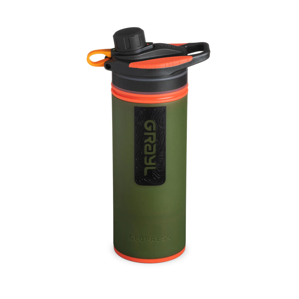 Grayl - Geopress-Flasche mit Wasserreinigungsfilter 710ml // Grün-Wasserreinigung-Grayl-GearFreak.de-1