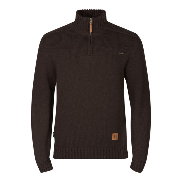 Härkila - Annaboda 2.0 HSP Herren Strick // Braun-Pullover - Herren-Härkila-GearFreak.de-1