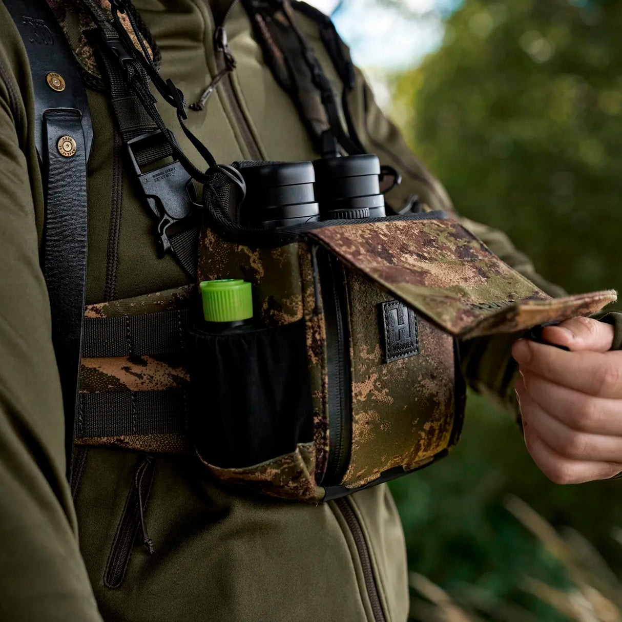 Härkila - Camo Bino Harness Kikkertsele // AXIS MSP Forest-Fernglastaschen & Binostraps-Härkila-GearFreak.de-8