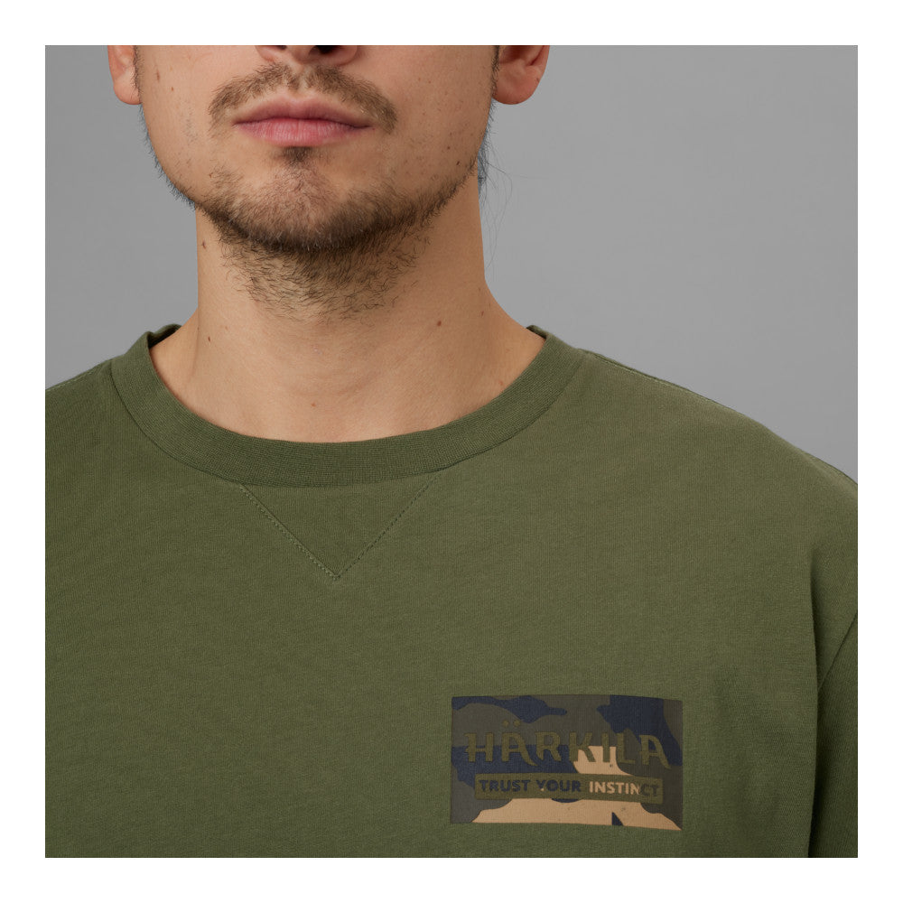 Härkila - Core Herren-T-Shirt // Olivgrün-Outdoor-T-Shirts - Herren-Härkila-GearFreak.de-3