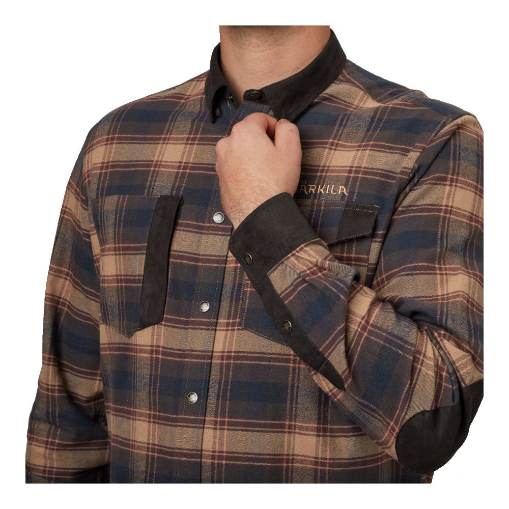 Härkila - Hemd Herrenhemd // Braun-Outdoor-Shirts - Herren-Härkila-GearFreak.de-3