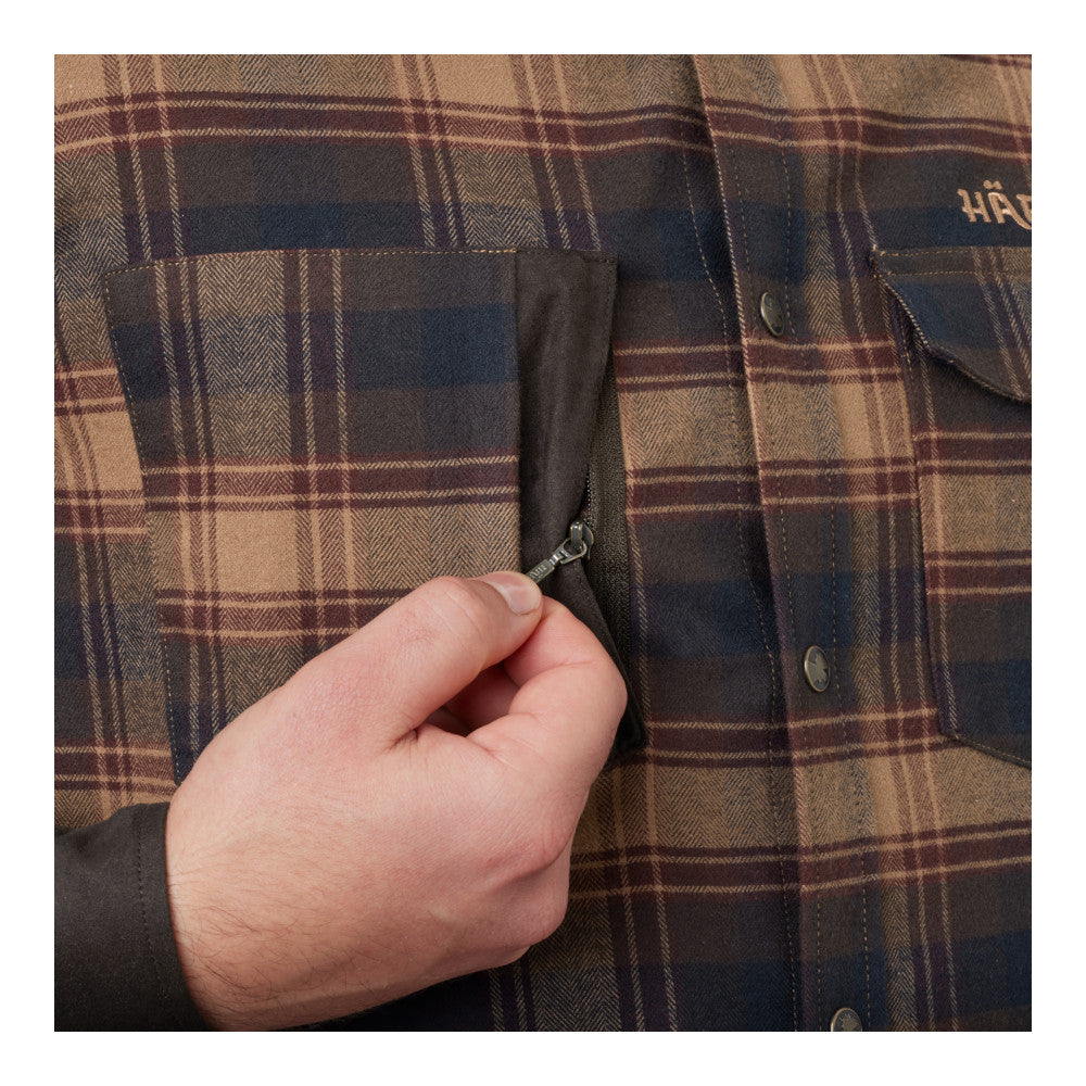 Härkila - Hemd Herrenhemd // Braun-Outdoor-Shirts - Herren-Härkila-GearFreak.de-4