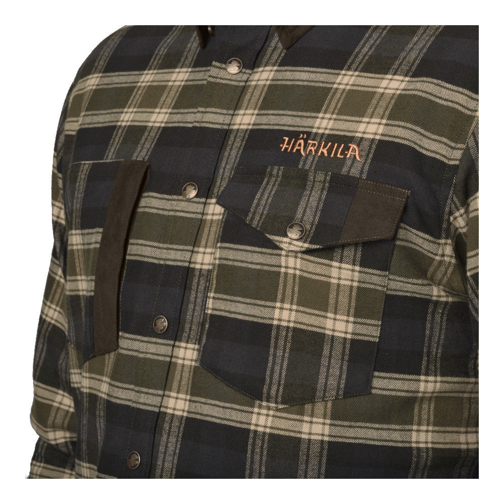 Härkila - Hemd Herrenhemd // Olivgrün-Outdoor-Shirts - Herren-Härkila-GearFreak.de-6