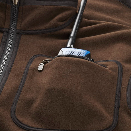 Härkila - Kamko Fleece // Braun / Rot-Jagdjacken-Härkila-GearFreak.de-3