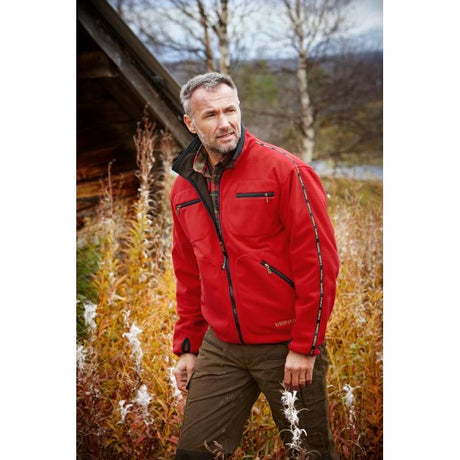 Härkila - Kamko Fleece // Braun / Rot-Jagdjacken-Härkila-GearFreak.de-6