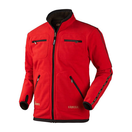 Härkila - Kamko Fleece // Braun / Rot-Jagdjacken-Härkila-GearFreak.de-8