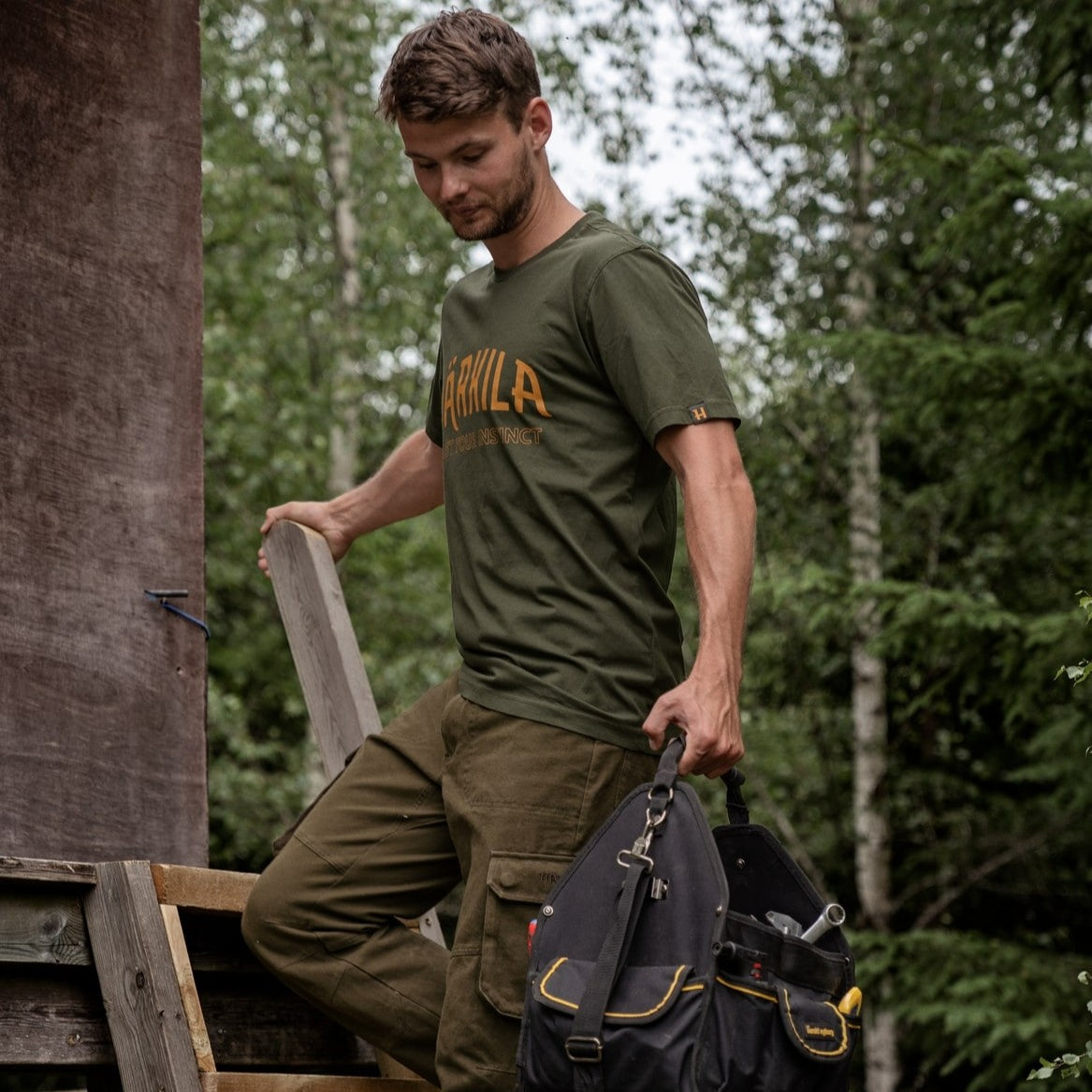 Härkila - Modi S/S T-Shirt // Grün-Jagd T-Shirts & Polo-Härkila-GearFreak.de-5