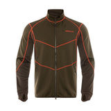 Härkila - Skandinavische Fleece-Herrenjacke // Grün / Orange-Fleecejacken & Pullover - Herren-Härkila-GearFreak.de-1