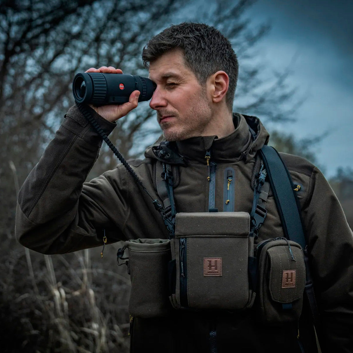 Härkila - Thermal Spotter Pouch // Dunkles Weidengrün-Fernglastaschen & Binostraps-Härkila-GearFreak.de-5