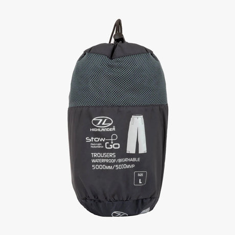 Highlander - Stow & Go Regenhose // Kohle-Regenbekleidung - Herren-Highlander-GearFreak.de-2