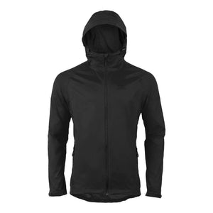 Highlander - Stow & Go Wasserdichte Regenjacke für Herren // Schwarz-Regenbekleidung - Herren-Highlander-GearFreak.de-1